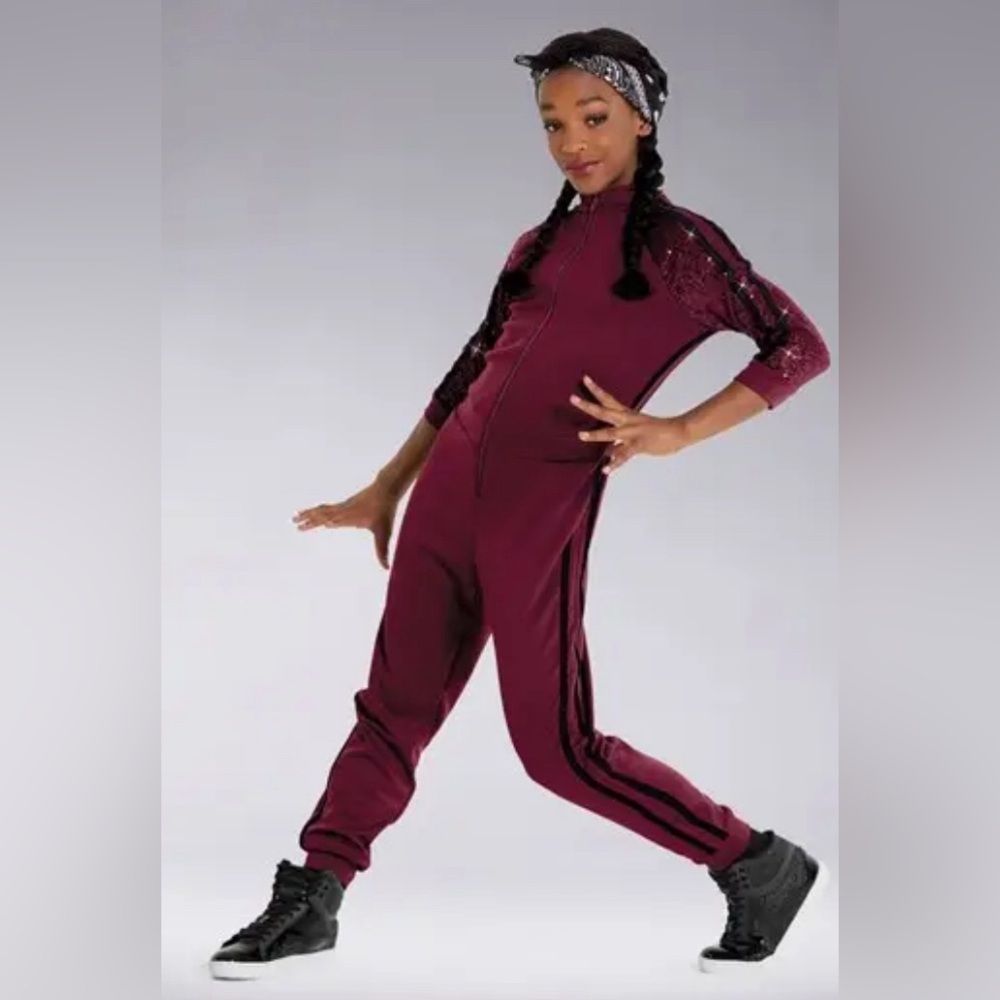Weissman Showtime Hip Hop Jumper - Rescue Me - Sz MA Dance Costume Halloween